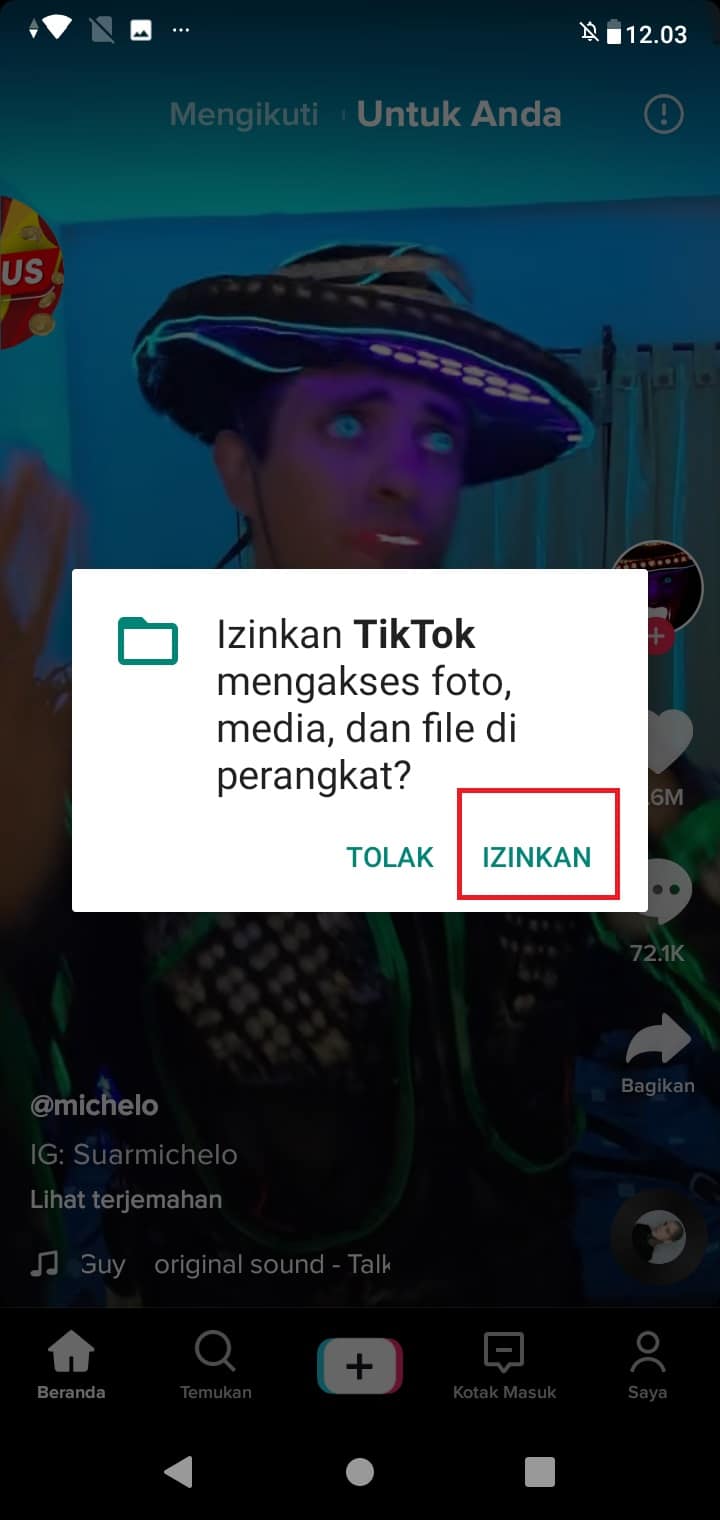 Izinkan Perangkat